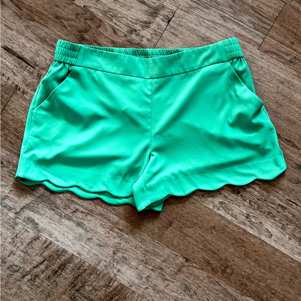 New York & Company High Waist Green Shorts